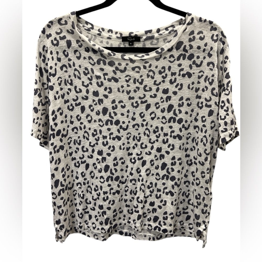 Rails Snow Leopard Print Women's Top size S